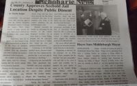 The front page of an issue of The Schoharie News